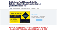 Desktop Screenshot of mobileservicepros.net